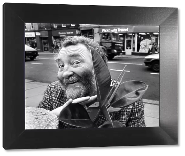 TV botanist David Bellamy was in Gosforth High Street, Newcastle on 9th March 1982 to