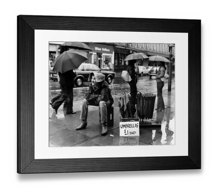 Framed Print : A picture from a series of humurous novelty images taken by Sunday People photographer