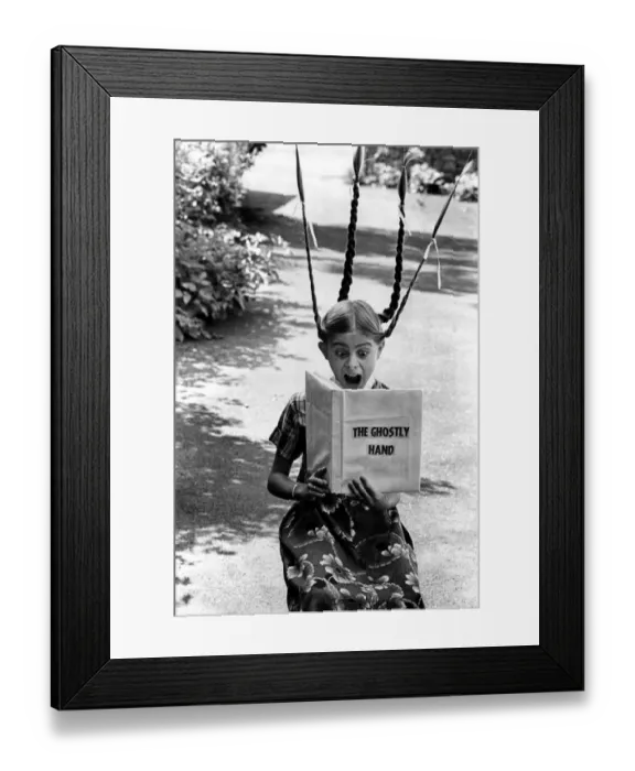 Framed Print : A picture from a series of humurous novelty images taken by Sunday People photographer