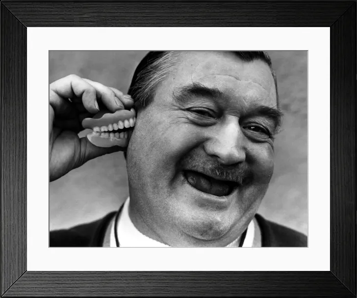 Framed Print : A picture from a series of humurous novelty images taken by Sunday People photographer
