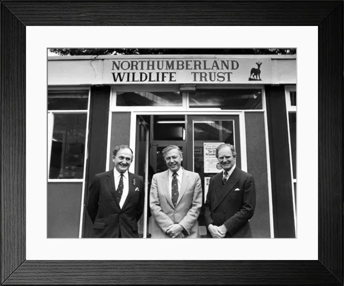 Framed Print : Visit by Sir David Attenborough Chairman of the British Wildlife Appeal to Framed Print : Visit by Sir David Attenborough Chairman of the British Wildlife Appeal to