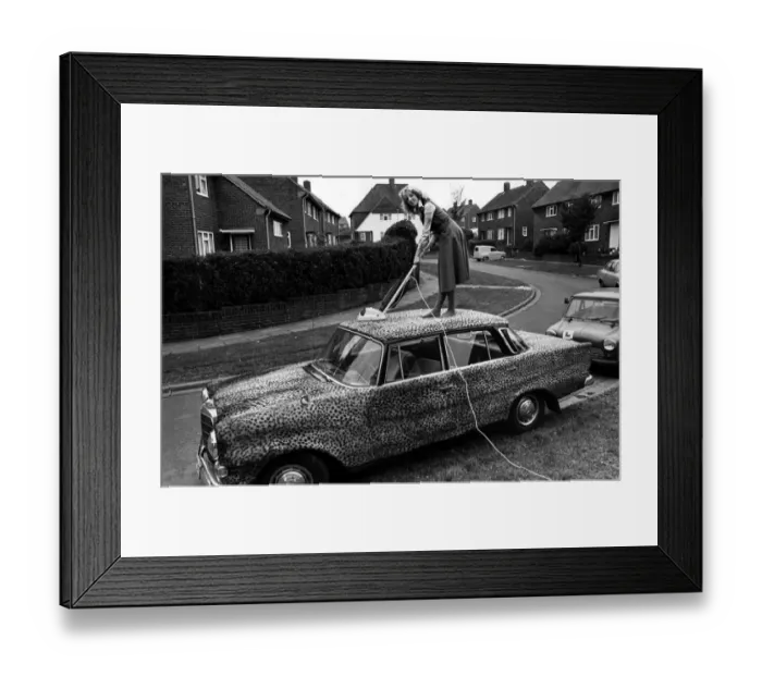 Framed Print : A picture from a series of humurous novelty images taken by Sunday People photographer Framed Print : A picture from a series of humurous novelty images taken by Sunday People photographer