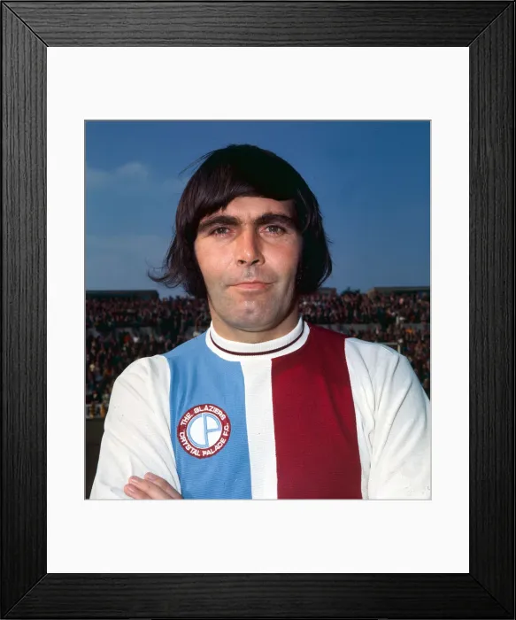 Framed Print : John Hughes of Crystal Palace - September 1972 CL9550 - 56 MSI