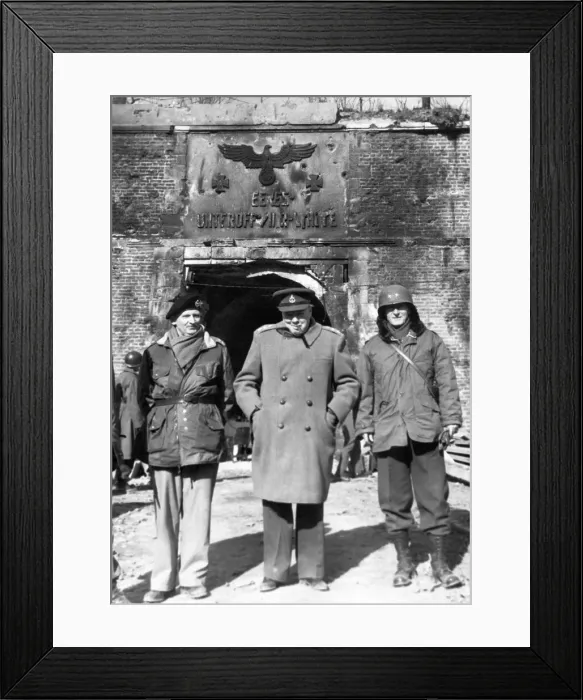 Framed Print : It is announced that Winston Churchill was in Germany during the week-end Framed Print : It is announced that Winston Churchill was in Germany during the week-end