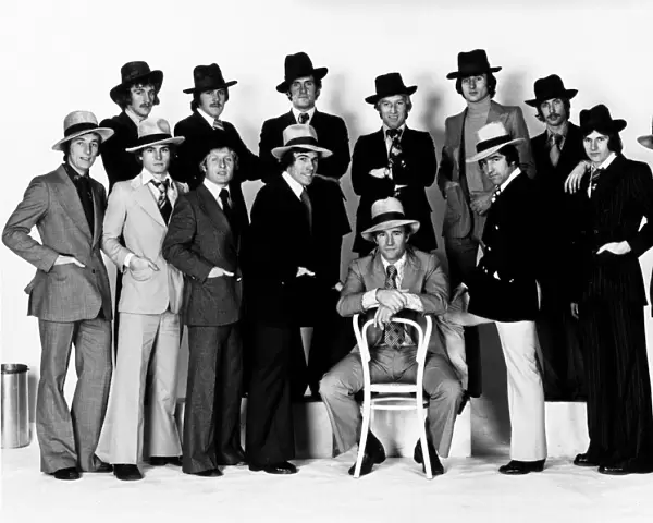 The Mad Hatters... Flamboyant manager Malcolm Allison and his giant killing side have