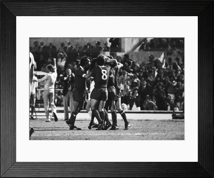Framed Print : European Cup Final at the Stadio Olimpico in Rome, Italy Framed Print : European Cup Final at the Stadio Olimpico in Rome, Italy