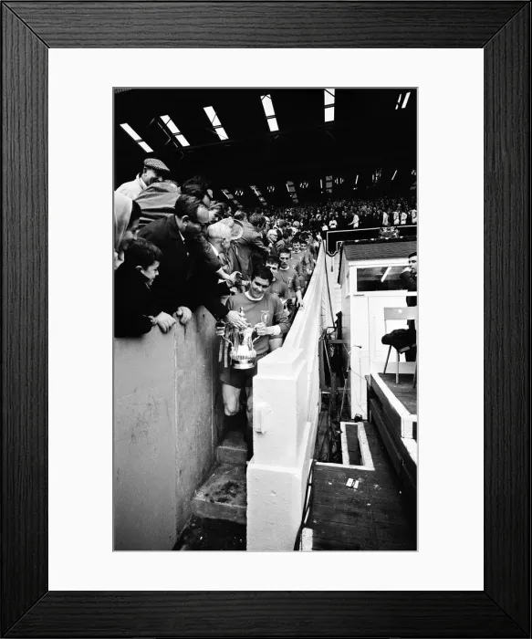 Framed Print : Liverpool 2-1 Leeds United 1965 FA Cup Final at Wembley Stadium