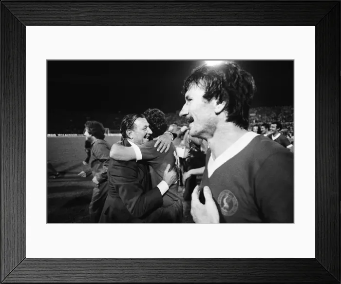 Framed Print : European Cup Final at the Stadio Olimpico in Rome, Italy