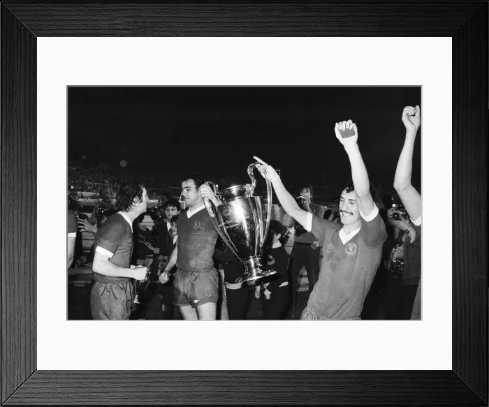 Framed Print : European Cup Final at the Stadio Olimpico in Rome, Italy