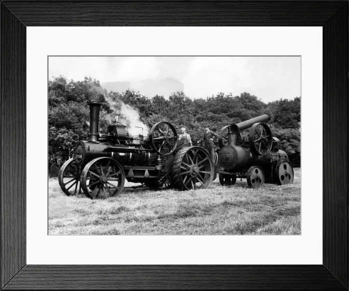 Framed Print : Full steam ahead as this engine is put in trim for the North of England Steam Traction Framed Print : Full steam ahead as this engine is put in trim for the North of England Steam Traction