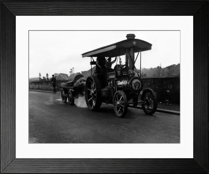 Framed Print : Full steam ahead for a traction engine rally, are Mr H Beethorpe Framed Print : Full steam ahead for a traction engine rally, are Mr H Beethorpe