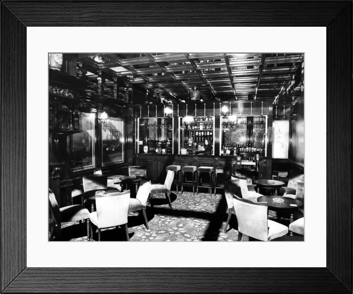 Framed Print : Newcastle public houses (pubs / pub) - A section of the famous Douglas Buffet which was Framed Print : Newcastle public houses (pubs / pub) - A section of the famous Douglas Buffet which was