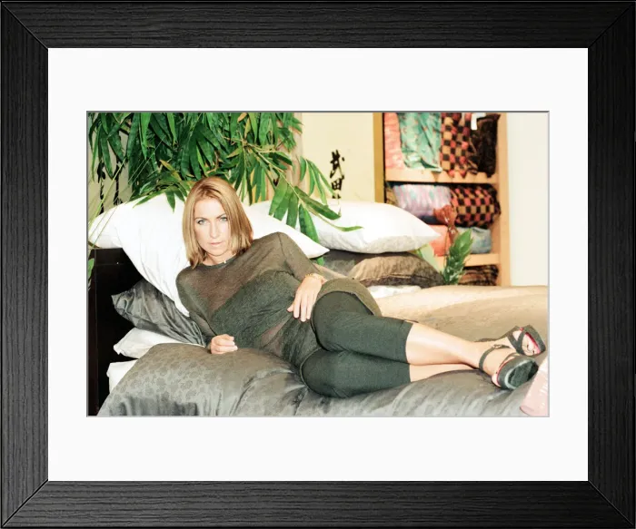 Framed Print : Meg Matthews wife of Noel Gallagher, photo-call to open new Selfridges store Framed Print : Meg Matthews wife of Noel Gallagher, photo-call to open new Selfridges store