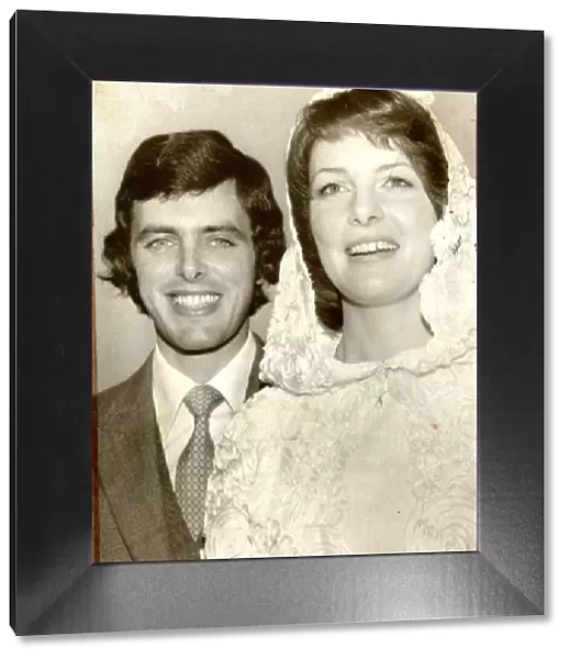 BERNARD GALLACHER golf 1973 wedding day to wife Lesley Gallacher Bernard Gallacher