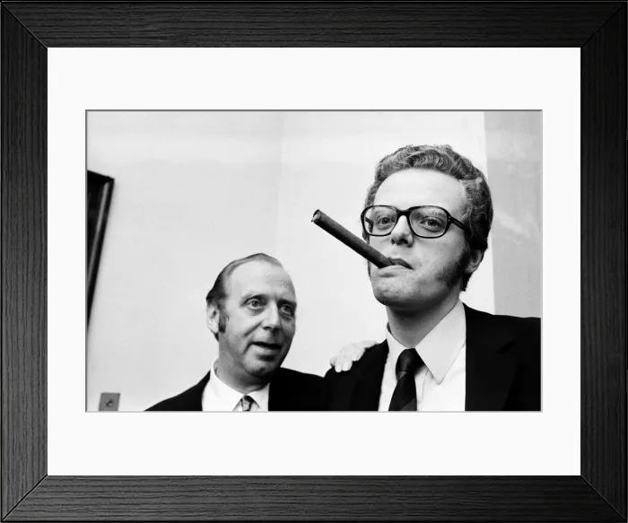 Framed Print : Michael Grade and his father Leslie Grade attend a reception at Cafe Royal to celebrate E Framed Print : Michael Grade and his father Leslie Grade attend a reception at Cafe Royal to celebrate E