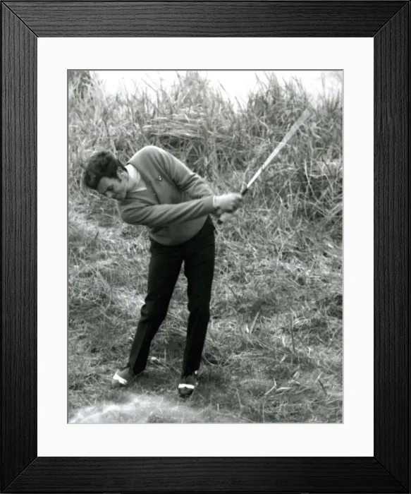 Framed Print : BERNARD GALLACHER golf 1971 sport action Bernard Gallacher Framed Print : BERNARD GALLACHER golf 1971 sport action Bernard Gallacher