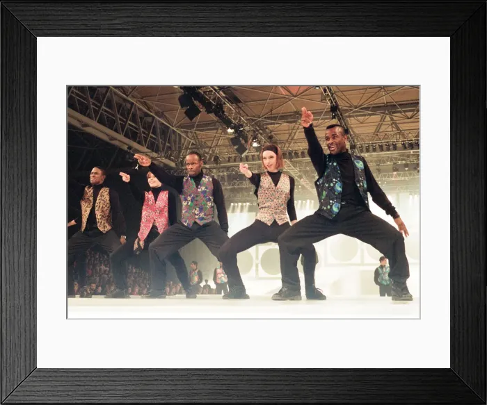 Framed Print : Clothes Show Live, NEC, Birmingham, 7th December 1991. Scenes from the Catwalk