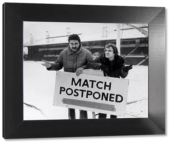 Crystal Palace manager Steve Coppell and assistant Ian Evans at Selhurst Park after