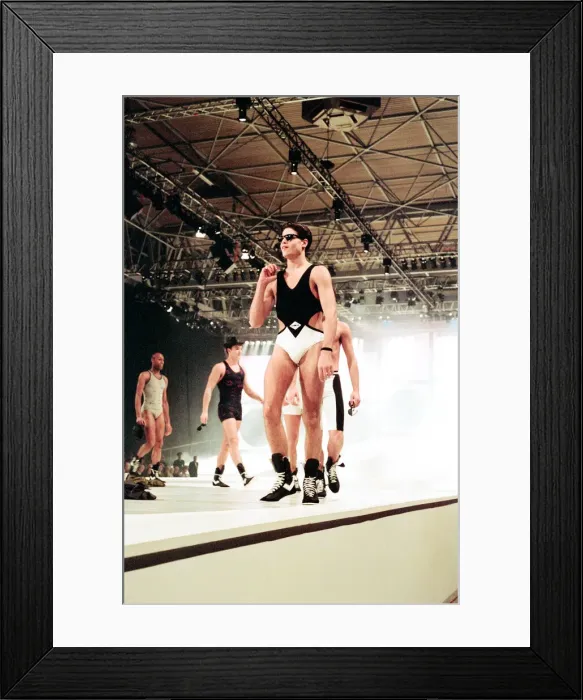 Framed Print : Clothes Show Live, NEC, Birmingham, 7th December 1991. Scenes from the Catwalk Framed Print : Clothes Show Live, NEC, Birmingham, 7th December 1991. Scenes from the Catwalk