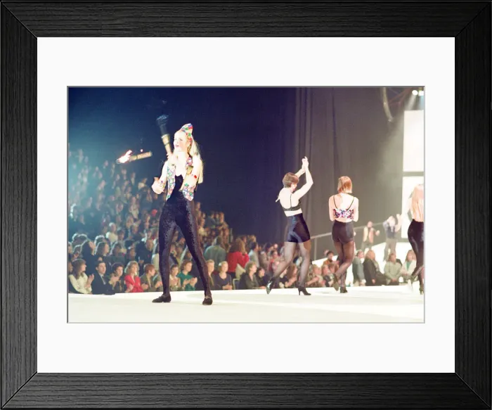 Framed Print : Clothes Show Live, NEC, Birmingham, 7th December 1991. Scenes from the Catwalk