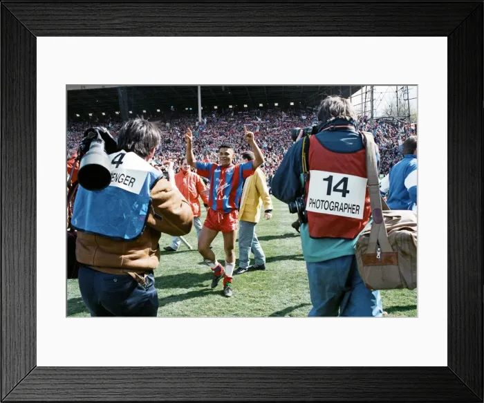 Framed Print : 1990 FA Cup Semi-final at Villa Park Crystal Palace 4 v 3 Liverpool