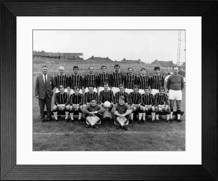 Framed Print : Crystal Palace team group. August 1967 Framed Print : Crystal Palace team group. August 1967