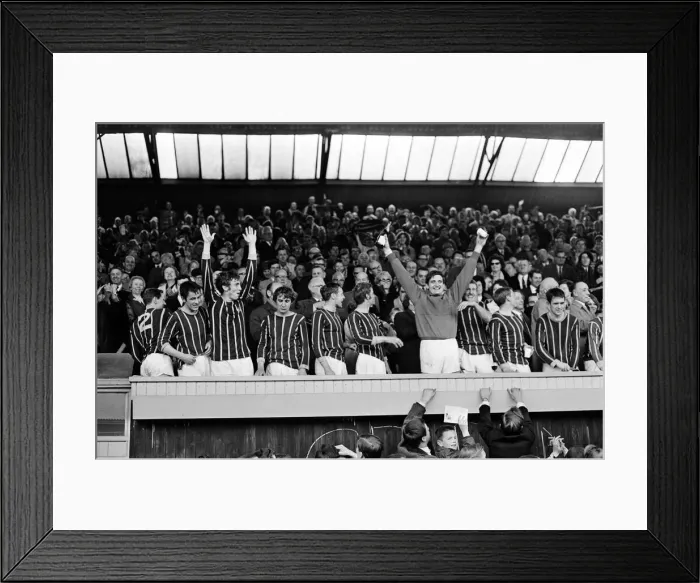 Framed Print : Crystal Palace are promoted to the First Division for the first time in their history Framed Print : Crystal Palace are promoted to the First Division for the first time in their history