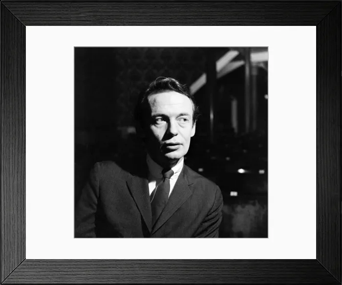 Framed Print : A group of people, including Jack Gelber and Peter Daubeny