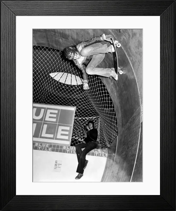 Framed Print : The first National Skateboard Show opened at the Royal Horticultural Halls Framed Print : The first National Skateboard Show opened at the Royal Horticultural Halls