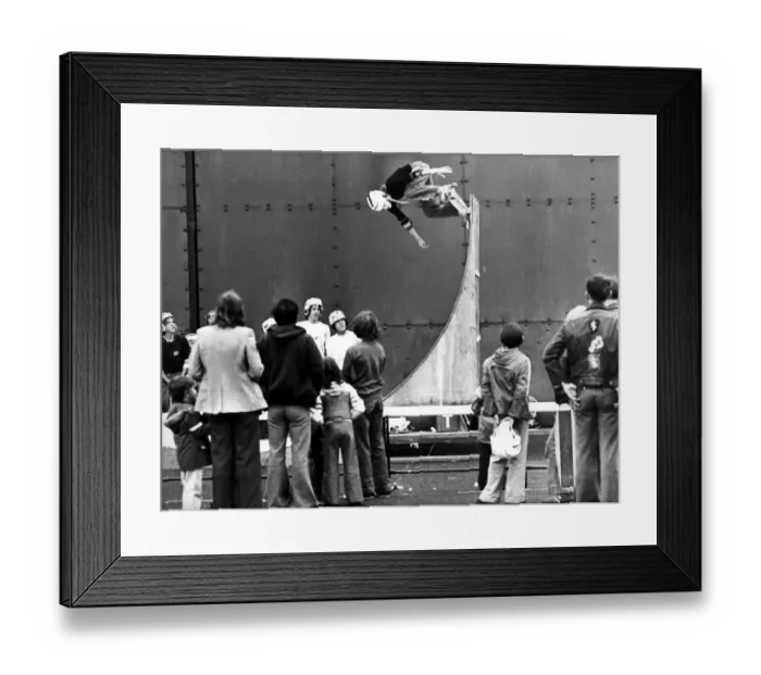 Framed Print : Action from the Super Skate 78 chamionships at Albermarle Barracks, Ouston Framed Print : Action from the Super Skate 78 chamionships at Albermarle Barracks, Ouston