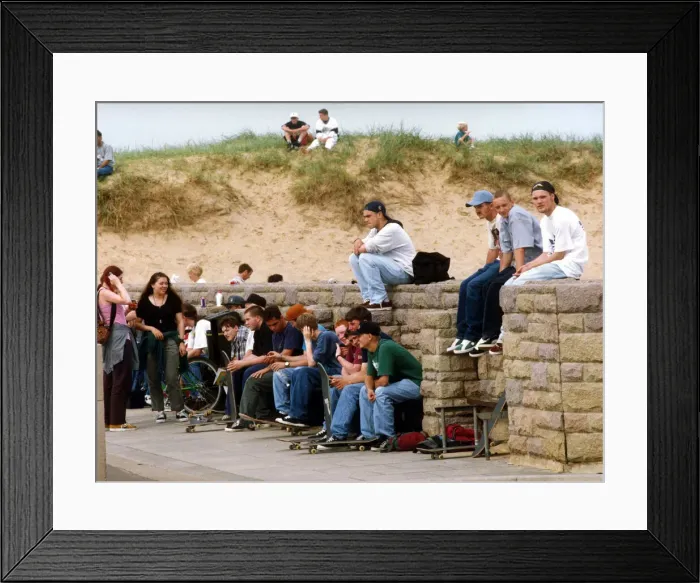 Framed Print : Action from South Shields skateboard park where American pro Framed Print : Action from South Shields skateboard park where American pro