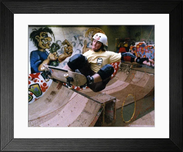 Framed Print : Paul Robson from Sunderland skateboarding at the Oval in Washington on 5th September Framed Print : Paul Robson from Sunderland skateboarding at the Oval in Washington on 5th September