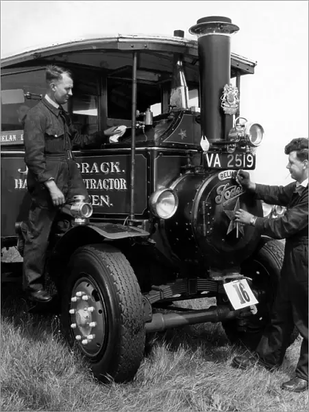 After bringing his steam engine, Hielan Laddie, from Aberdeen