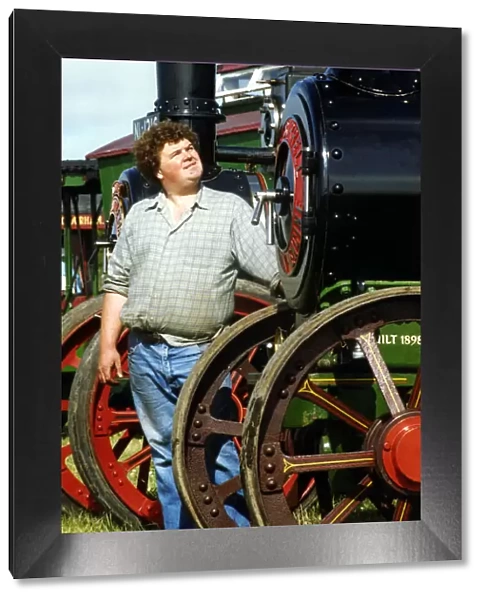 Michael Charlton from dudley, with his 1988 Burrell traction engine on 13th September