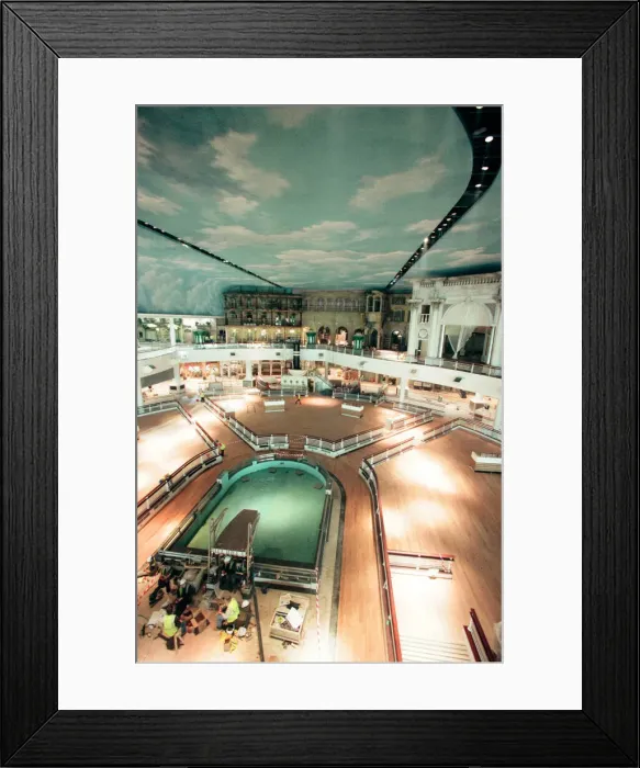 Framed Print : Trafford Centre, Manchester, final preparations, 8 days prior to official opening Framed Print : Trafford Centre, Manchester, final preparations, 8 days prior to official opening