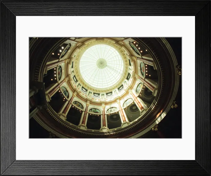 Framed Print : Trafford Centre, Manchester, final preparations, 8 days prior to official opening