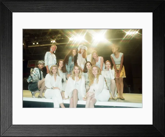Framed Print : Clothes Show Live, Photo-call and Rehearsals, Hall 6, NEC, Birmingham, 5th December 1990 Framed Print : Clothes Show Live, Photo-call and Rehearsals, Hall 6, NEC, Birmingham, 5th December 1990