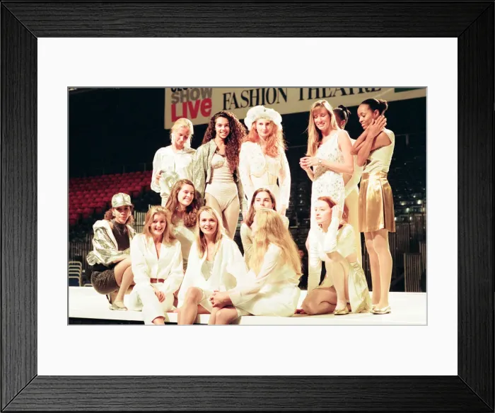 Framed Print : Clothes Show Live, Photo-call and Rehearsals, Hall 6, NEC, Birmingham, 5th December 1990