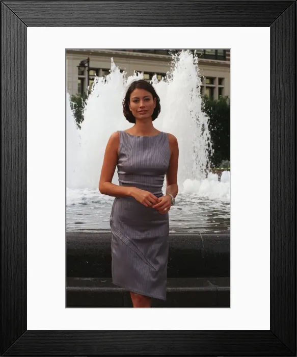 Framed Print : Melanie Sykes Televsion Presenter October 1998 launches new Silver Service Framed Print : Melanie Sykes Televsion Presenter October 1998 launches new Silver Service