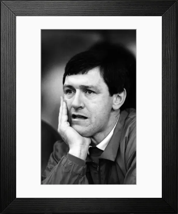 Framed Print : Middlesbrough F. C. manager Bruce Rioch. 4th February 1989 Framed Print : Middlesbrough F. C. manager Bruce Rioch. 4th February 1989
