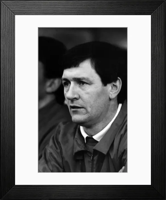 Framed Print : Middlesbrough F. C. manager Bruce Rioch. 4th February 1989 Framed Print : Middlesbrough F. C. manager Bruce Rioch. 4th February 1989