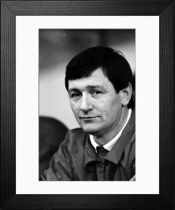 Framed Print : Middlesbrough F. C. manager Bruce Rioch. 4th February 1989 Framed Print : Middlesbrough F. C. manager Bruce Rioch. 4th February 1989