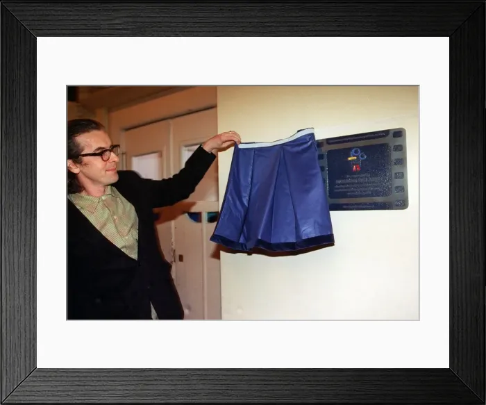 Framed Print : Peter Capaldi Scottish actor unveiling a plaque to Scots animator Norman McLaren Framed Print : Peter Capaldi Scottish actor unveiling a plaque to Scots animator Norman McLaren