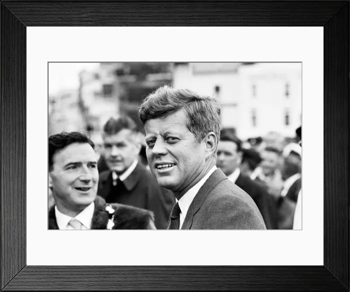 Framed Print : Four day visit of American President John F Kennedy to Ireland in late June 1963 Framed Print : Four day visit of American President John F Kennedy to Ireland in late June 1963