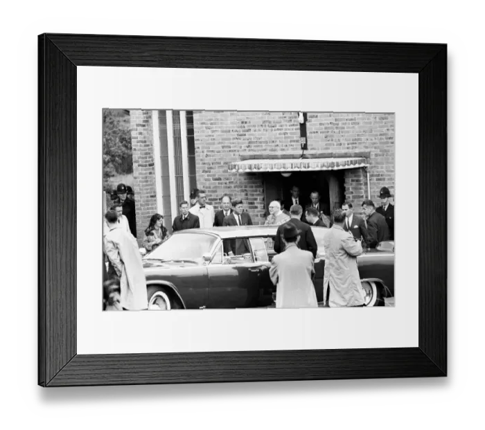 Framed Print : The visit of American President John F Kennedy to England Framed Print : The visit of American President John F Kennedy to England