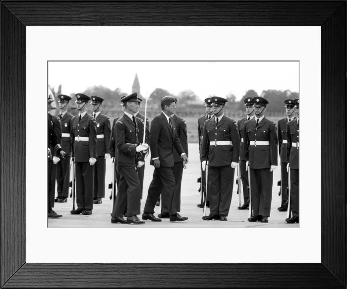 Framed Print : The visit of American President John F Kennedy to England Framed Print : The visit of American President John F Kennedy to England