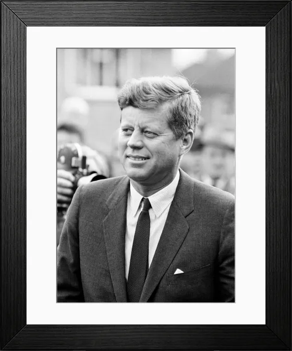 Framed Print : The visit of American President John F Kennedy to England. 29th June 1963