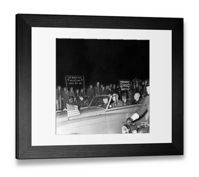 Framed Print : Visit of the American president John F Kennedy and his wife Jackie to London, England Framed Print : Visit of the American president John F Kennedy and his wife Jackie to London, England