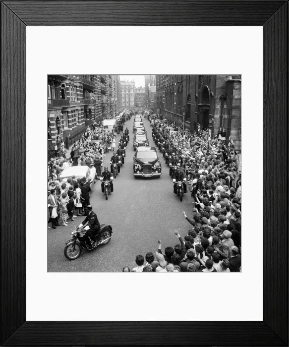 Framed Print : Second day of the private visit to London of American President John F Framed Print : Second day of the private visit to London of American President John F