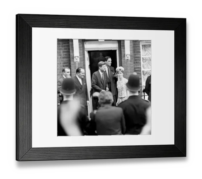 Framed Print : Second day of the private visit to London of American President John F Framed Print : Second day of the private visit to London of American President John F